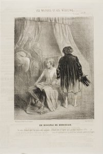 Un suiveur de Broussais (plaque 7) - Charles Emile Jacque