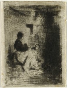 Une femme et son enfant