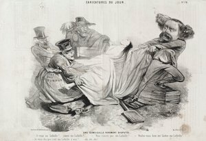 Une jeune femme intensément contestée - Charles Emile Jacque