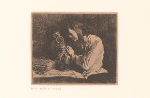 Jeune homme avec une cruche
