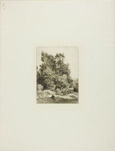 Paysage avec Vacher - Charles Emile Jacque