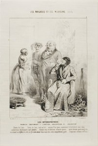 Les Hydropathes : Premier traitement (plaque 1) - Charles Emile Jacque