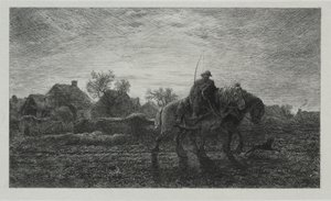 Le Matin - Charles Emile Jacque
