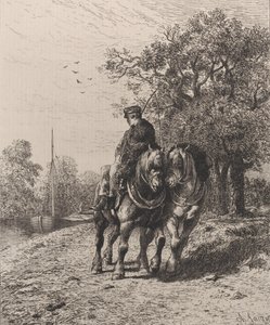 Chemin de halage, 1864