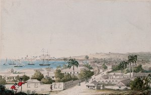 Vue de la baie de Carlisle et de Bridgetown, Barbade