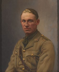 Lieutenant A L Bobby, Corps des mitrailleuses et Régiment du Middlesex, vers 1917
