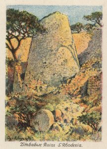 Afrique du Sud : Ruines du Zimbabwe, S Rhodesia