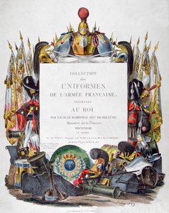 Frontispice de la Collection des Uniformes de l