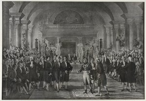 Réception de Napoléon Bonaparte à l