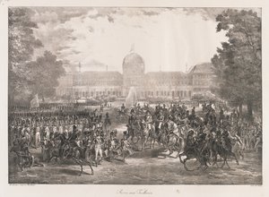 Revue des Tuileries, début du 19e siècle