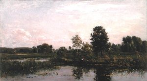 Un méandre de la rivière Oise - Charles Francois Daubigny