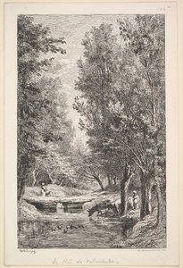 Un ruisseau dans la vallée de Mondois, 1835-78 - Charles Francois Daubigny