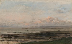 La mer à marée basse - Charles Francois Daubigny