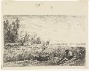 Fenaison - Charles Francois Daubigny