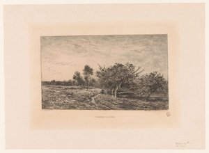Pommiers à Auvers - Charles Francois Daubigny
