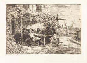 Déjeuner en route pour Asnières