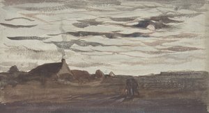 Clair de lune, vers 1860 - Charles Francois Daubigny
