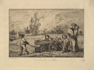 Embarquement, 1861 - Charles Francois Daubigny