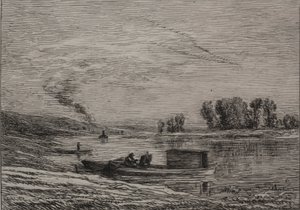 Le bateau à Conflans, 1866