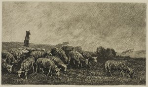 La montre du chien - Charles Francois Daubigny