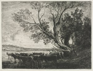 Le Gué - Charles Francois Daubigny