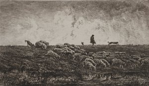 La Douche, vers 1851 - Charles Francois Daubigny