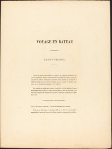Voyage en bateau