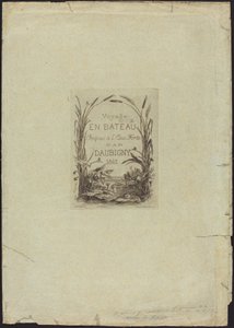 Couverture pour "Voyage en bateau" - Charles Francois Daubigny