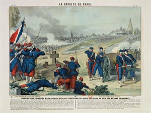 Défaite des Rebelles Retranchés dans le Cimetière de Père Lachaise et sur la Colline de Chaumont, 1871