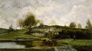 Sluice dans la vallée d