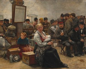 Au pays de la promesse, Castle Garden, 1884