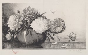 Sans titre Pivoines dans un bol, 1890