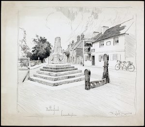 Croix du Marché de Bottesford, Leicestershire - Charles George Harper