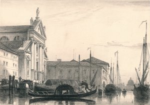 San Giorgio Maggiore. Clair de Lune, 19ème siècle