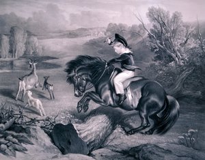 Le premier saut, 1857 - Charles George Lewis