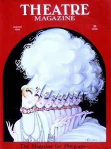 Danseuses de cabaret sur la couverture du magazine américain Théâtre Magazine, août 1924 (gravure)