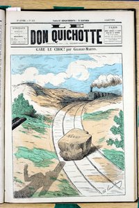 Couverture de "Le Don Quixote", numéro 111, Satirique en Couleurs