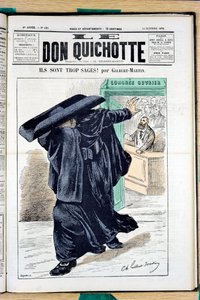 Couverture de "Le Don Quixote", numéro 121, Satirique en Couleurs - Charles Gilbert Martin