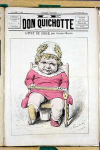 Couverture de "Le Don Quixote", numéro 67, Satirique en Couleurs - Charles Gilbert Martin