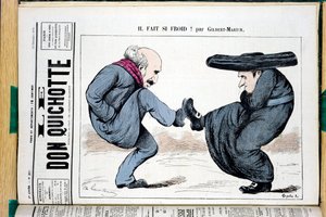 Couverture de "Don Quichotte", numéro 287, Satirique en couleurs