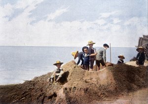 Fortification éphémère. Gravure par Gillot, vers 1900