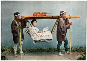 La Kago, Transport du Japon, c1890