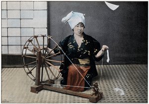 Roue à filer, vers 1890 - Charles Gillot