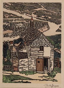 Cottage Cornouaillais - Charles Ginner