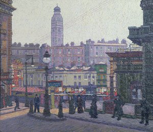Place ensoleillée, gare Victoria