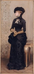 French: Femme aux gants, dite La Parisienne