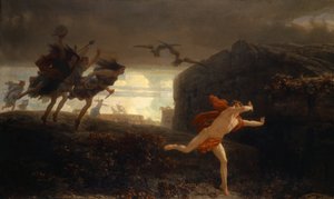 Pentheus poursuivi par les Ménades, 1864