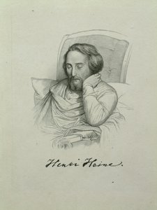 Portrait du poète Heinrich Heine 1797-1856, 1851
