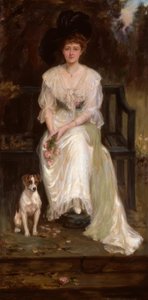 C.G.Anderson, Mrs Irene Watts / Peinture - Charles Goldsborough Anderson