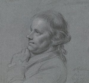 Étude de portrait de John Inigo Richards, R.A. - Charles Grignion